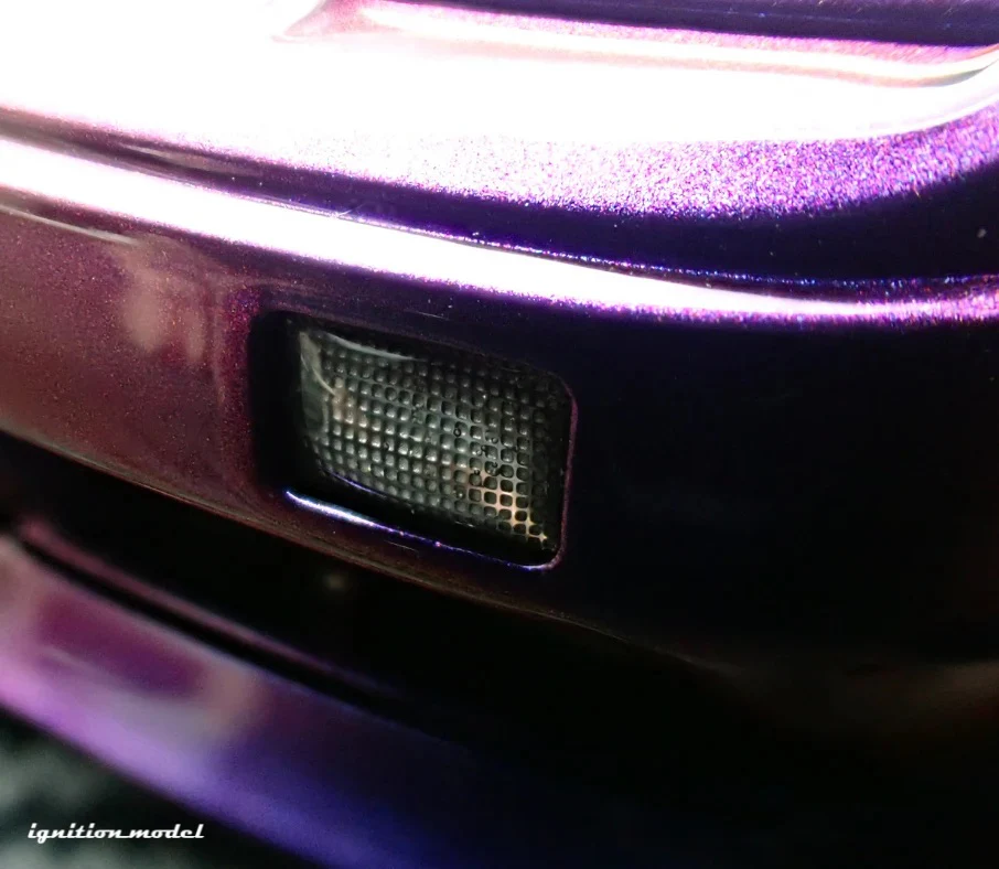 Ignition-Model Nissan 180SX Type X RPS13 Midnight Purple w/ Black Mesh Wheels 1:18 - Image 23