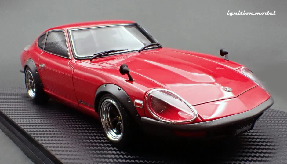 Ignition-Model Nissan Fairlady 240ZG HS30 Red 1:18 - Image 4