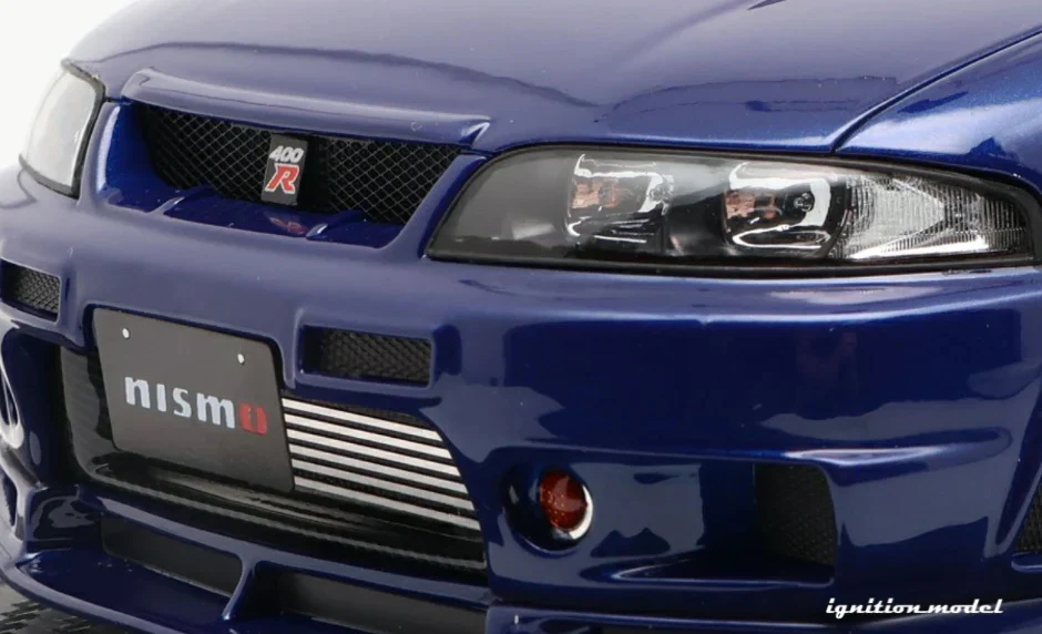Ignition-Model Nissan Skyline GT-R 400r R33 (BCNR33) RHD Deep Marine Blue 1:18 - Image 9