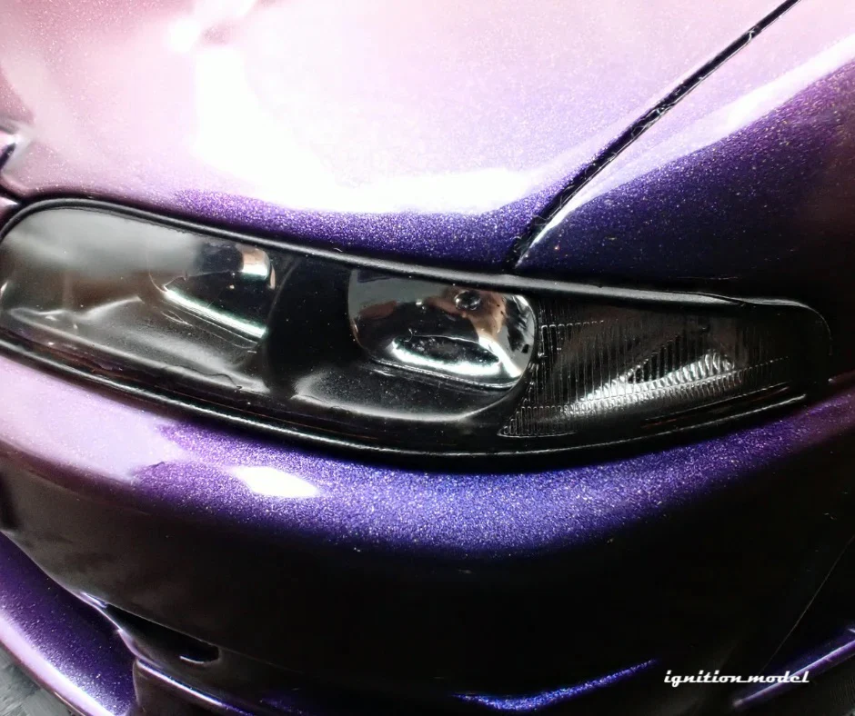 Ignition-Model Nissan Skyline GT-R 400r R33 (BCNR33) RHD Midnight Purple 1:18 - Image 27