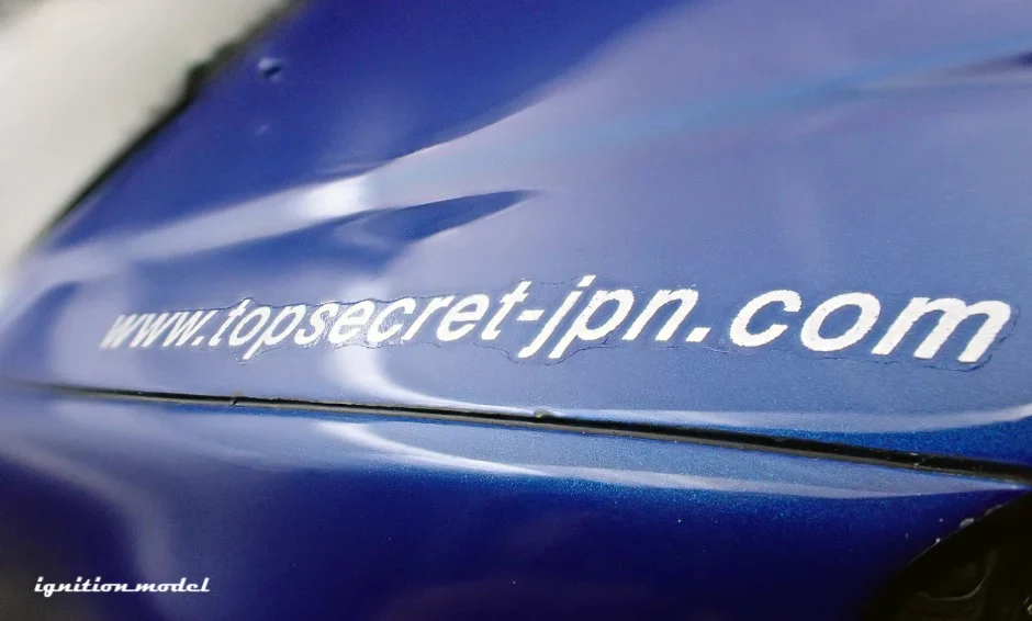 Ignition-Model Nissan Skyline GT-R R34 (BNR34) Top Secret 34GT-R RHD Blue Metallic 1:18 - Image 23