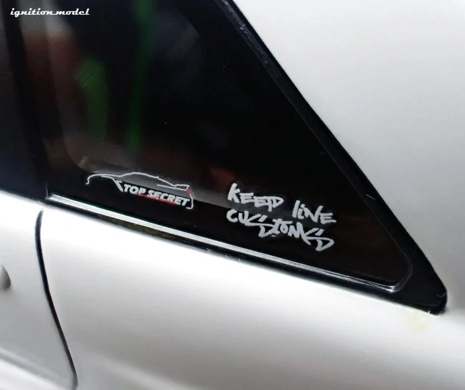 Ignition-Model Nissan Skyline GT-R R34 (BNR34) Top Secret 34GT-R RHD White 1:18 - Image 20