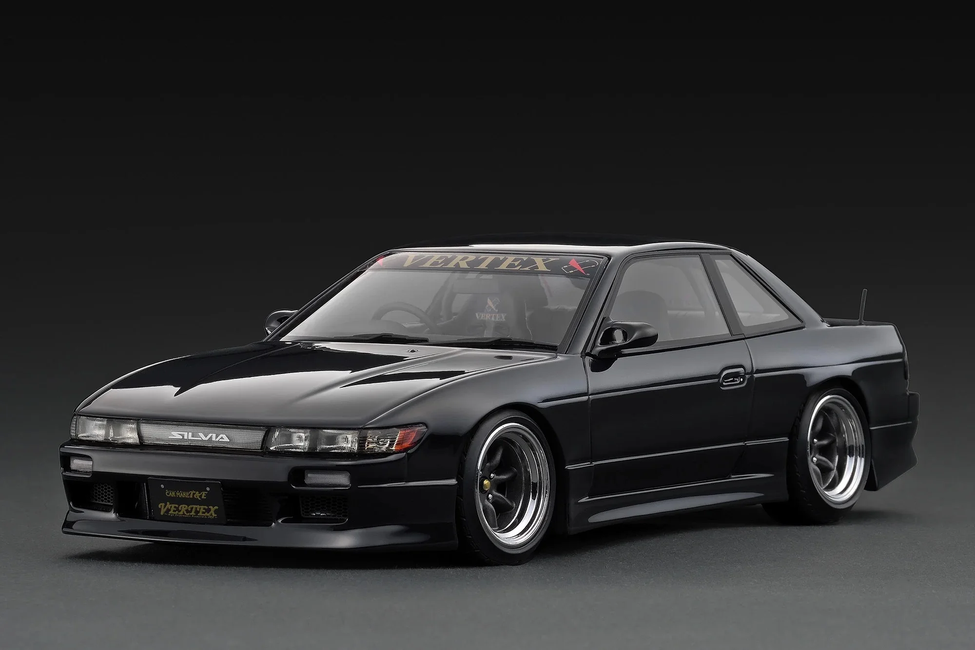 Ignition-Model Nissan Vertex S13 Silvia Black 1:18