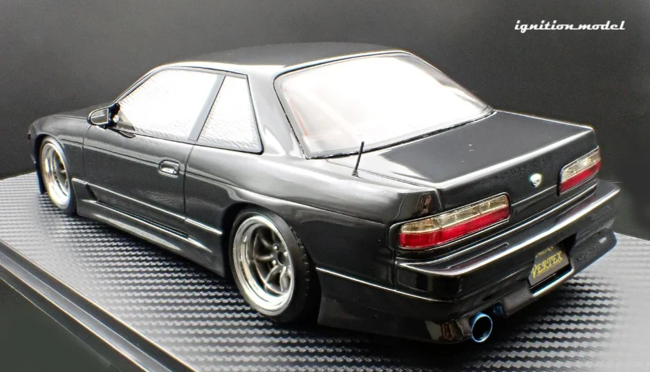 Ignition-Model Nissan Vertex S13 Silvia Black 1:18 - Image 5