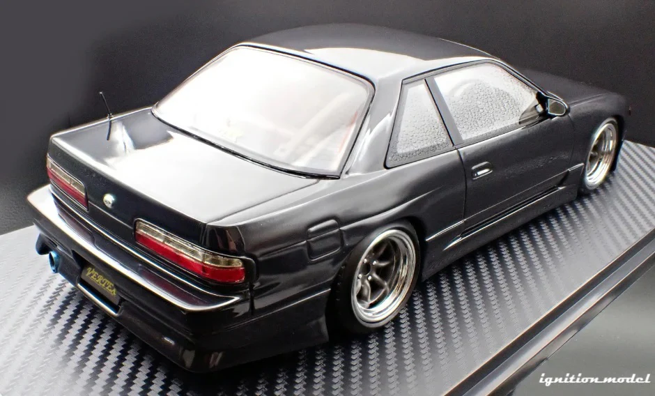 Ignition-Model Nissan Vertex S13 Silvia Black 1:18 - Image 6