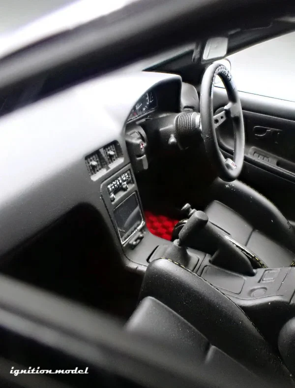 Ignition-Model Nissan Vertex S13 Silvia Black 1:18 - Image 7