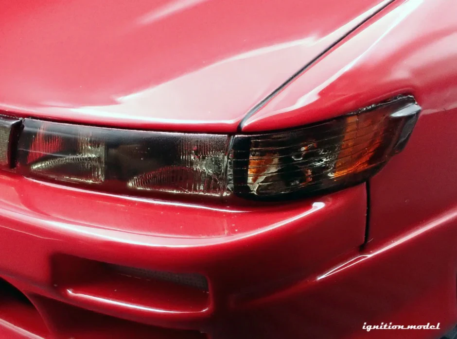 Ignition-Model Nissan Vertex S13 Silvia Red 1:18 - Image 10