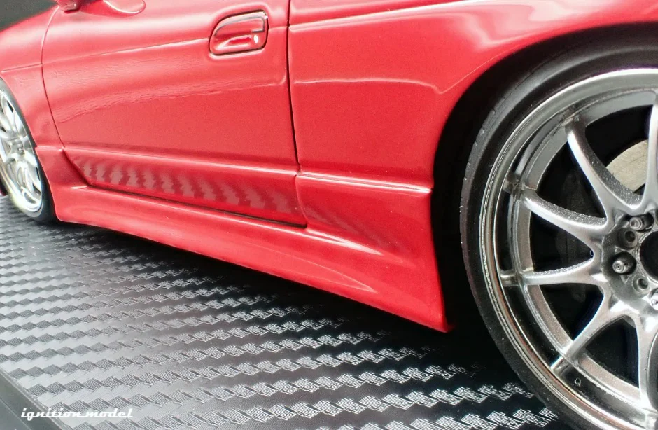 Ignition-Model Nissan Vertex S13 Silvia Red 1:18 - Image 24