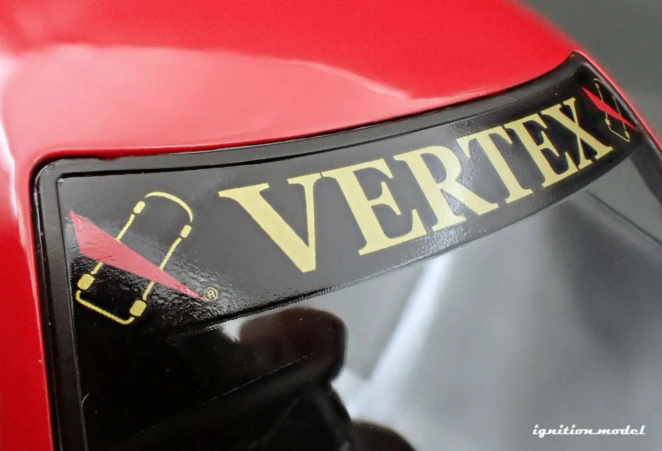 Ignition-Model Nissan Vertex S13 Silvia Red 1:18 - Image 7