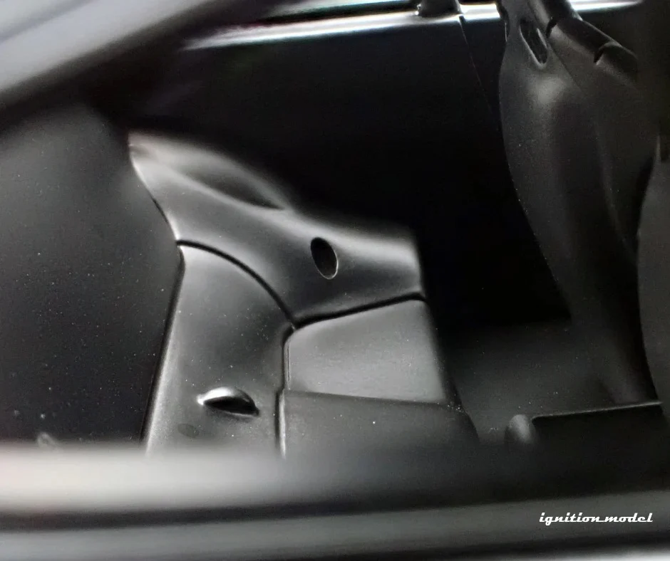 Ignition-Model Porsche 911 964 RWB w/ Whale Tail, Gray (John Sibal) w/ Black Work Wheels 1:18 - Image 11