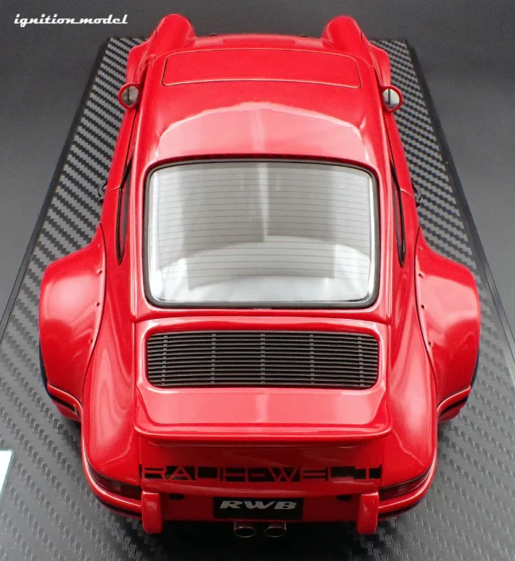 Ignition-Model Porsche 911 F Series Backdate RWB Coupe Red 1:18 - Image 8