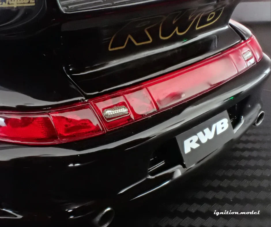 Ignition Model Porsche 993 RWB "Dark Star" Black 1:18 - Image 21