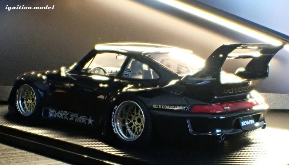 Ignition Model Porsche 993 RWB "Dark Star" Black 1:18 - Image 5