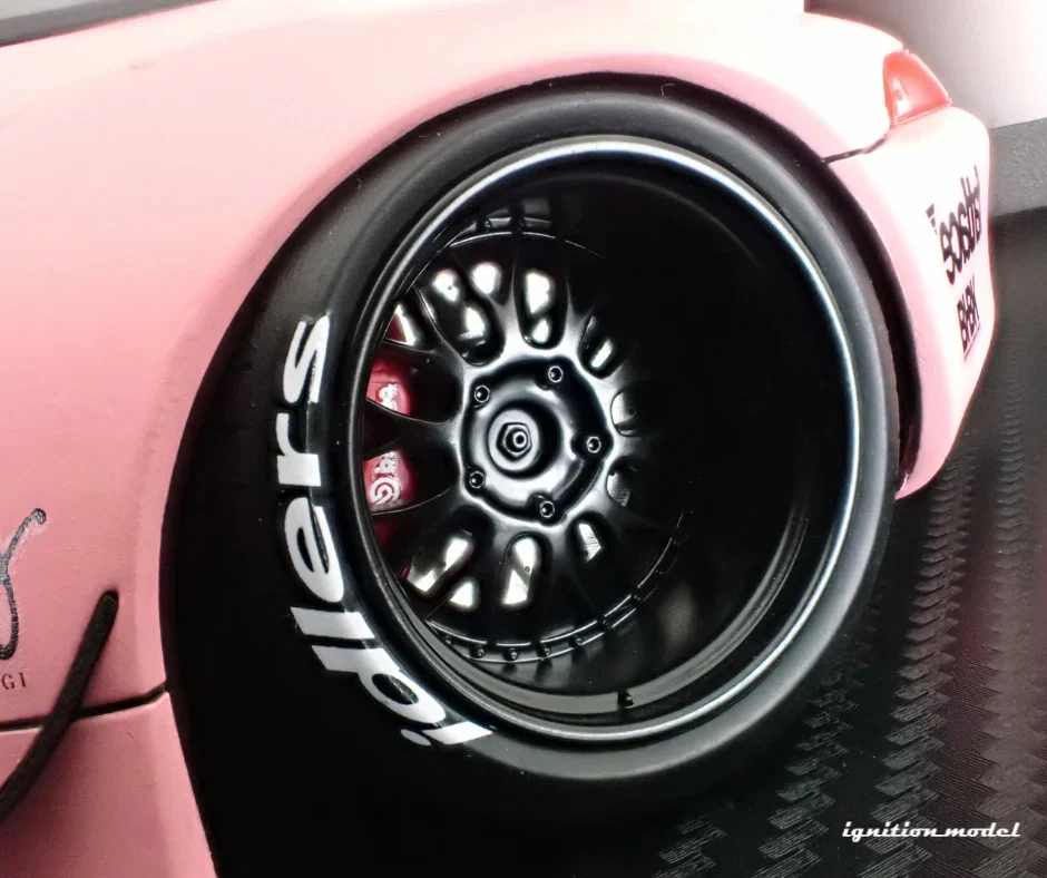 Ignition Model Porsche 993 RWB "Hooters" Matte Pink 1:18 - Image 19