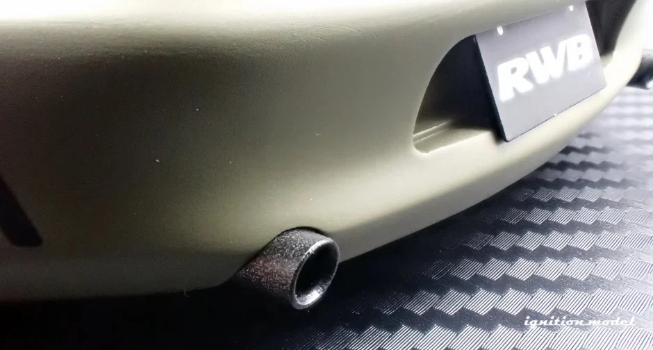 Ignition Model Porsche 993 RWB "Khaki" Matte Green 1:18 - Image 12
