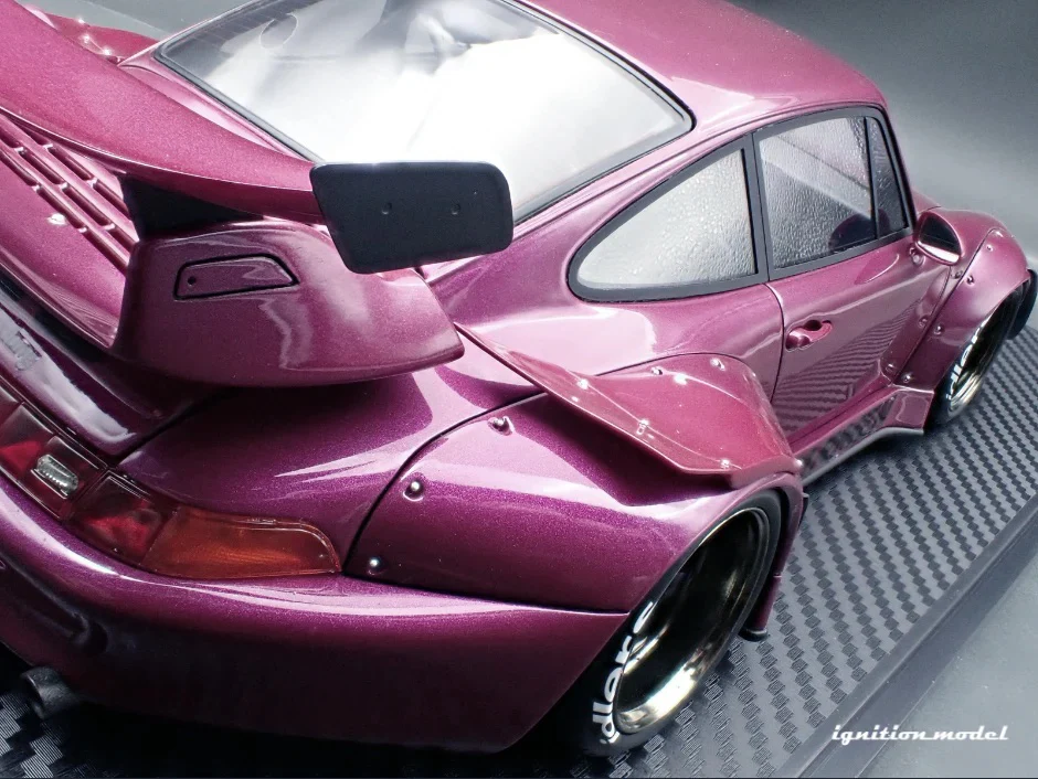 Ignition Model Porsche 993 RWB "Carmen" Purple Metallic 1:18 - Image 15