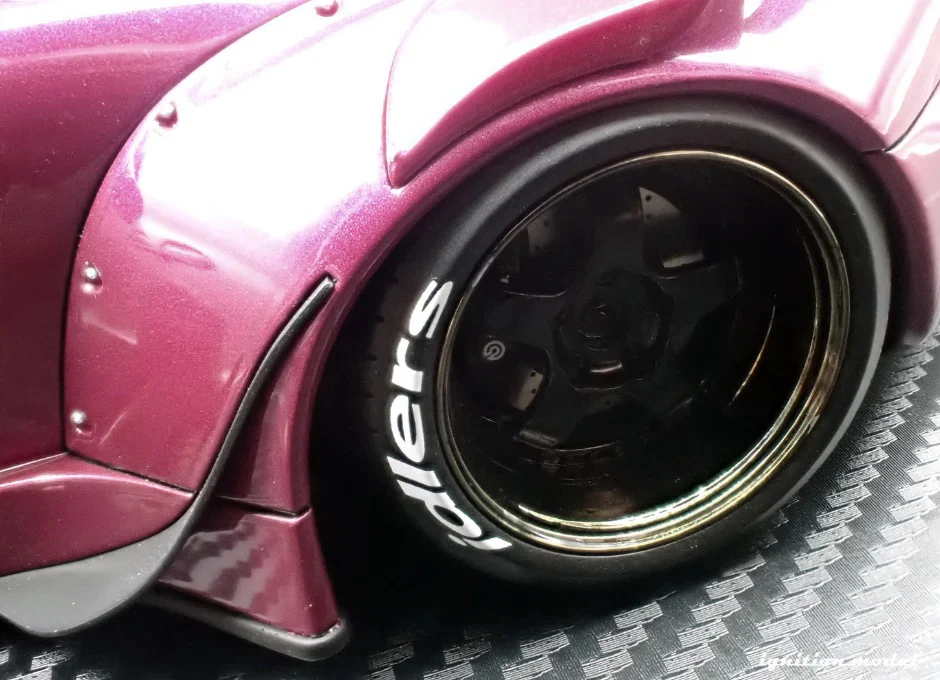 Ignition Model Porsche 993 RWB "Carmen" Purple Metallic 1:18 - Image 21