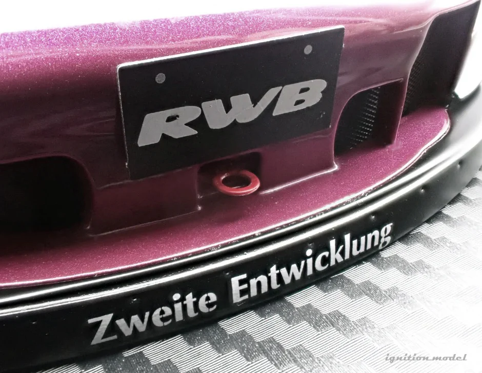 Ignition Model Porsche 993 RWB "Carmen" Purple Metallic 1:18 - Image 30