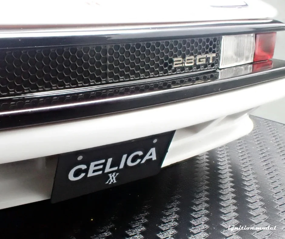 Ignition-Model Toyota Celica Supra Mk2 XX 2800 GT (A60) w/ Watanabe Wheels, White 1:18 - Image 11