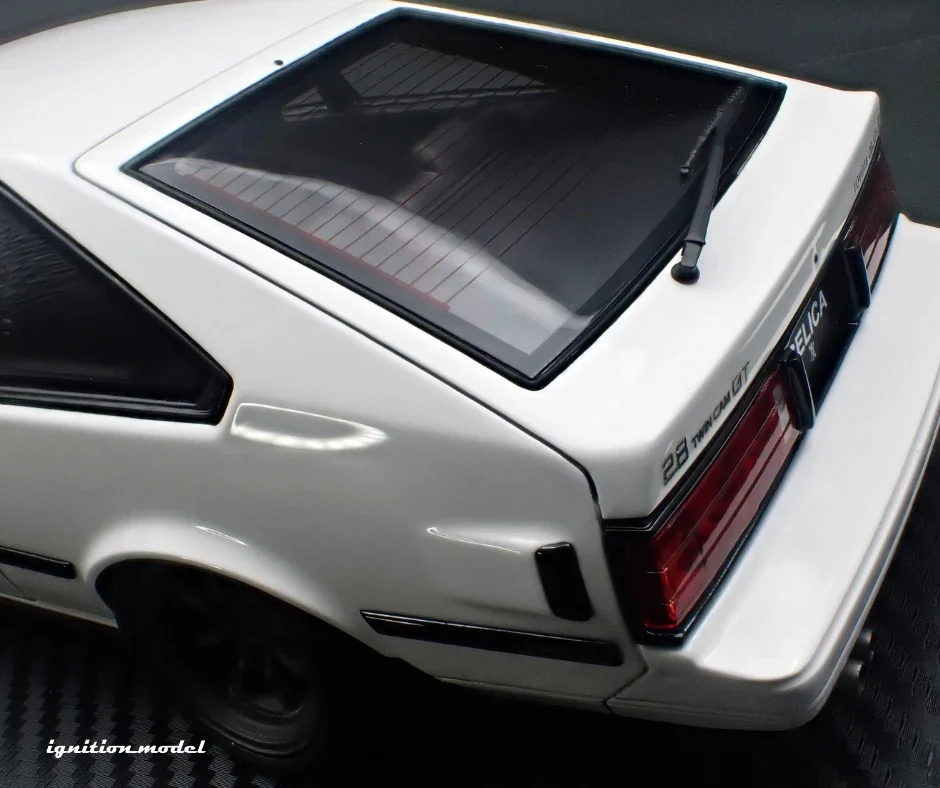 Ignition-Model Toyota Celica Supra Mk2 XX 2800 GT (A60) w/ Watanabe Wheels, White 1:18 - Image 16