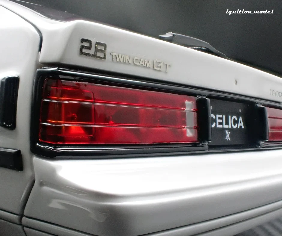 Ignition-Model Toyota Celica Supra Mk2 XX 2800 GT (A60) w/ Watanabe Wheels, White 1:18 - Image 17