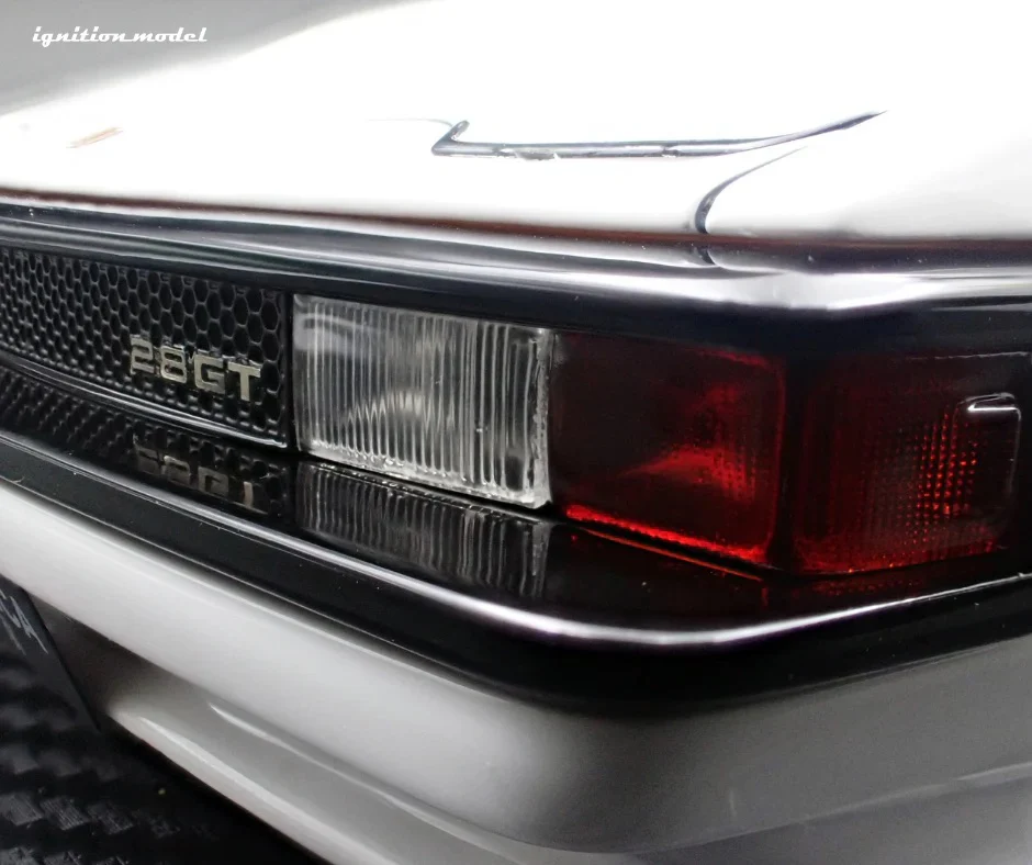 Ignition-Model Toyota Celica Supra Mk2 XX 2800 GT (A60) w/ Watanabe Wheels, White 1:18 - Image 9