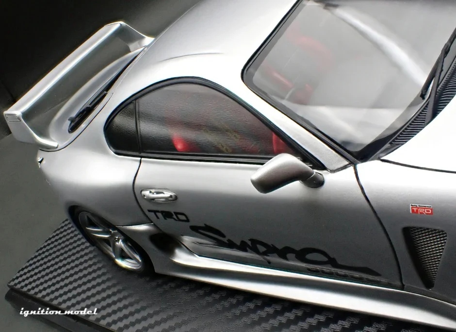 Ignition-Model Toyota Supra Mk4 (A80) TRD 3000GT Silver 1:18 - Image 13