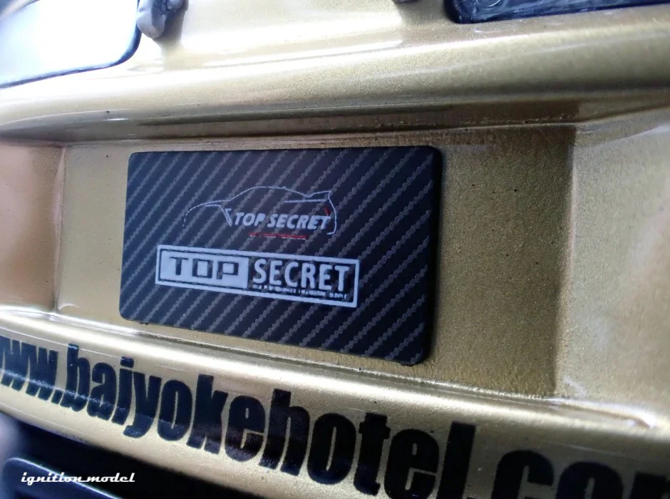 Ignition-Model Toyota Supra Mk4 (A80) Top Secret GT300 Gold 1:18 - Image 16