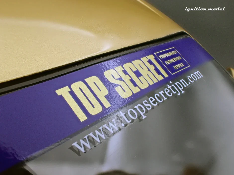 Ignition-Model Toyota Supra Mk4 (A80) Top Secret GT300 Gold 1:18 - Image 8