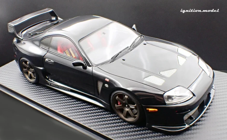 Ignition-Model Toyota Supra Mk4 (A80) TRD 3000GT Black 1:18 - Image 4