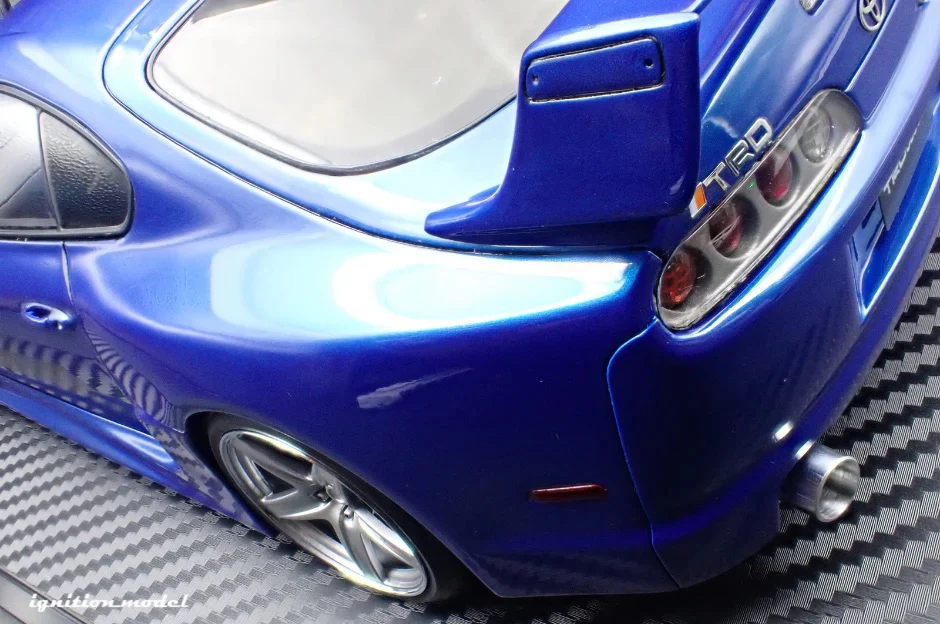 Ignition-Model Toyota Supra Mk4 (A80) TRD 3000GT Blue Metallic 1:18 - Image 6