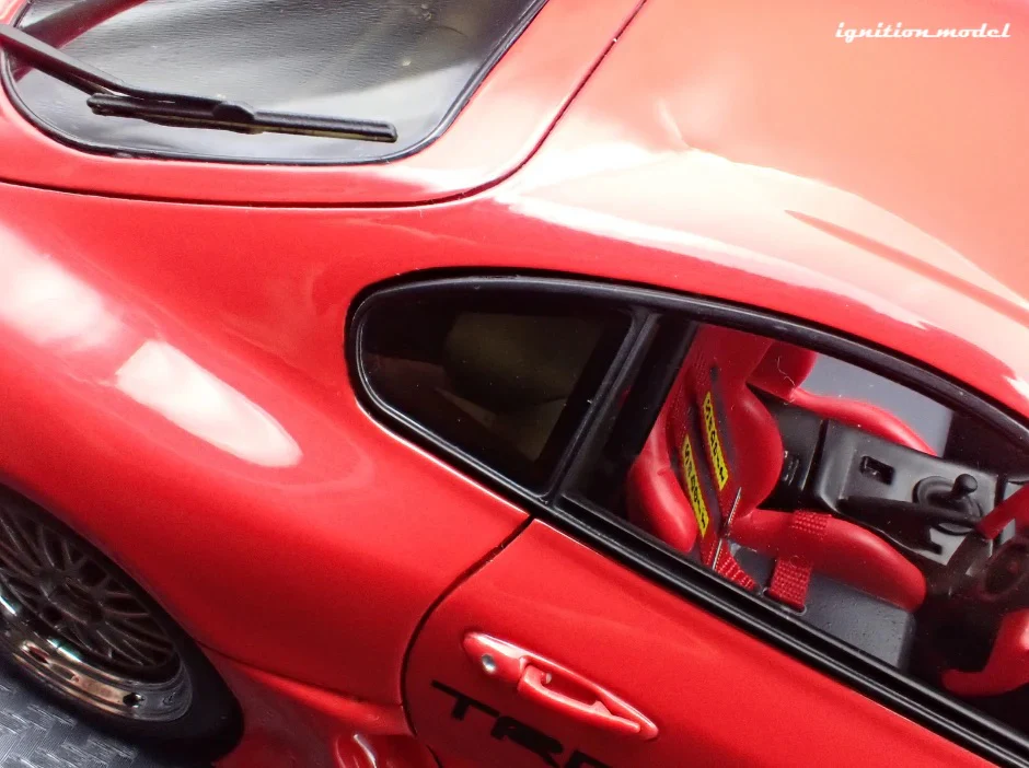 Ignition-Model Toyota Supra Mk4 (A80) TRD 3000GT Red 1:18 - Image 19