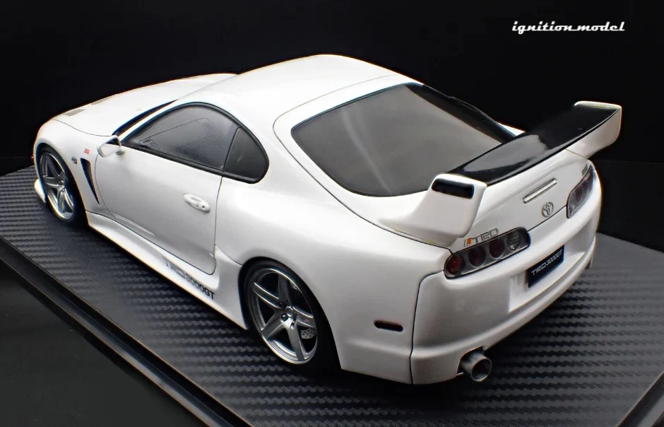 Ignition-Model Toyota Supra Mk4 (A80) TRD 3000GT (T3s) White 1:18 - Image 4