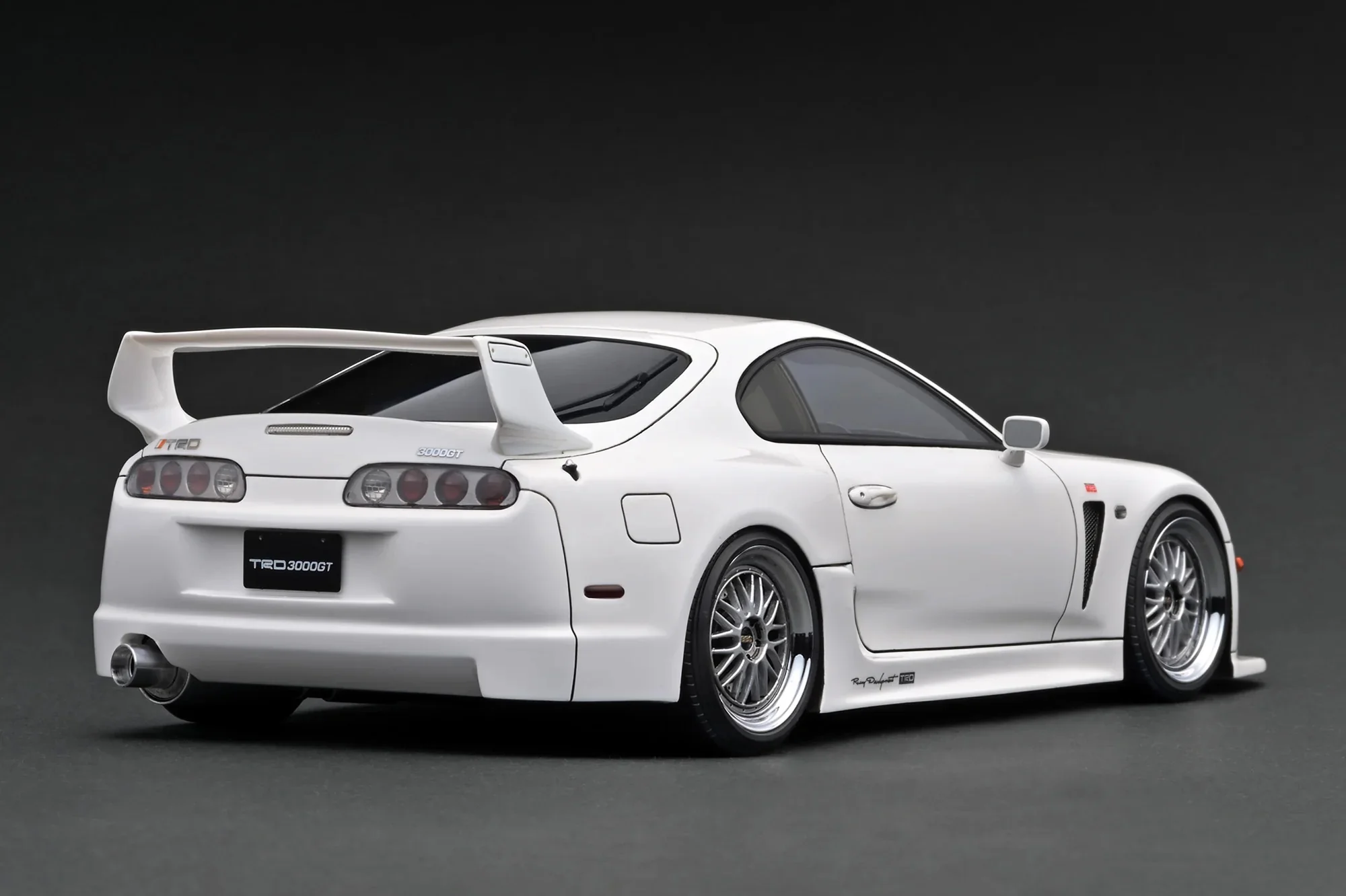 Ignition-Model Toyota Supra Mk4 (A80) TRD 3000GT (BBS LMs) White 1:18 - Image 2