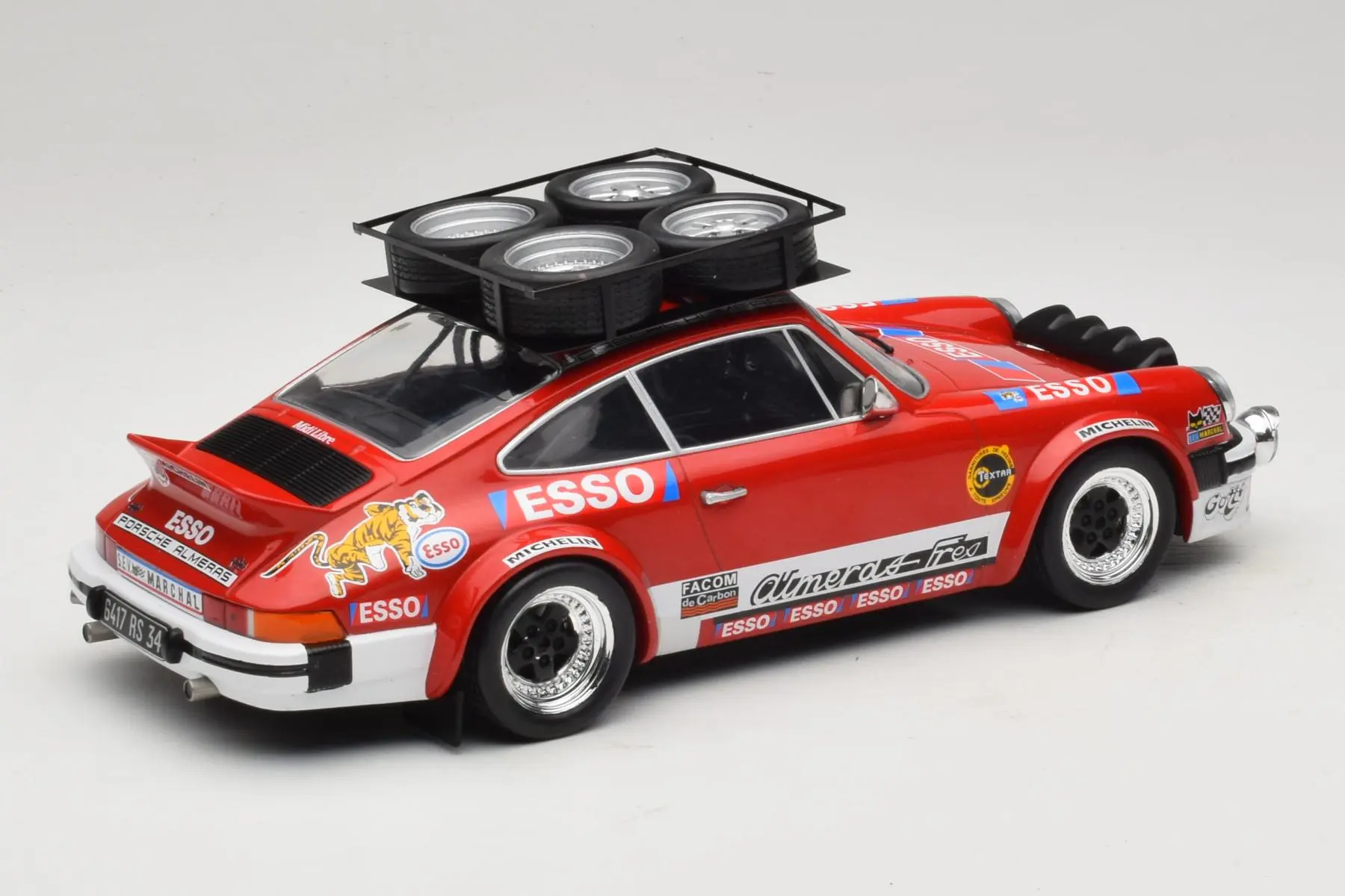Ixo 1980 Porsche 911 SC Gr.4 Rallye Monte Carlo 1980 Red 1:18 - Image 2