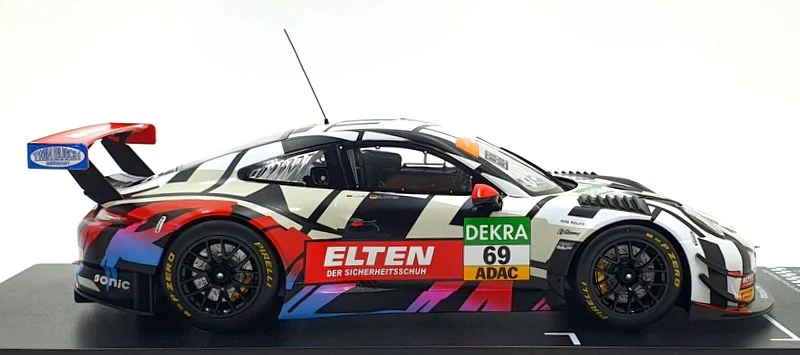 Ixo 2018 Porsche 911 991.2 GT3 R Iron Force No.69 ADAC GT Masters 2018 Slooten, Luhr 1:18 - Image 3