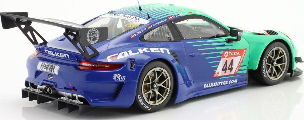 Ixo 2018 Porsche 911 991.2 GT3 R Team Falken Motorsports No 44 Bachler, Burgmeister, Ragginger, Werner Winner 24hr Nurburgring 1:18 - Image 2