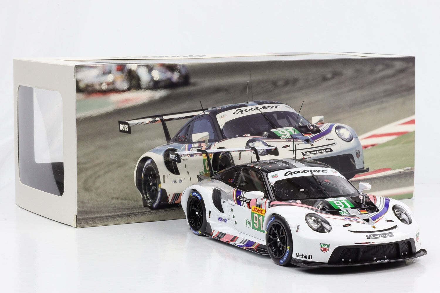 Ixo 2018 Porsche 911 991.2 GT3 RSR-19 No 91 Goodbye Team Porsche GT WEC 8hr 2022 1:18 - Image 3