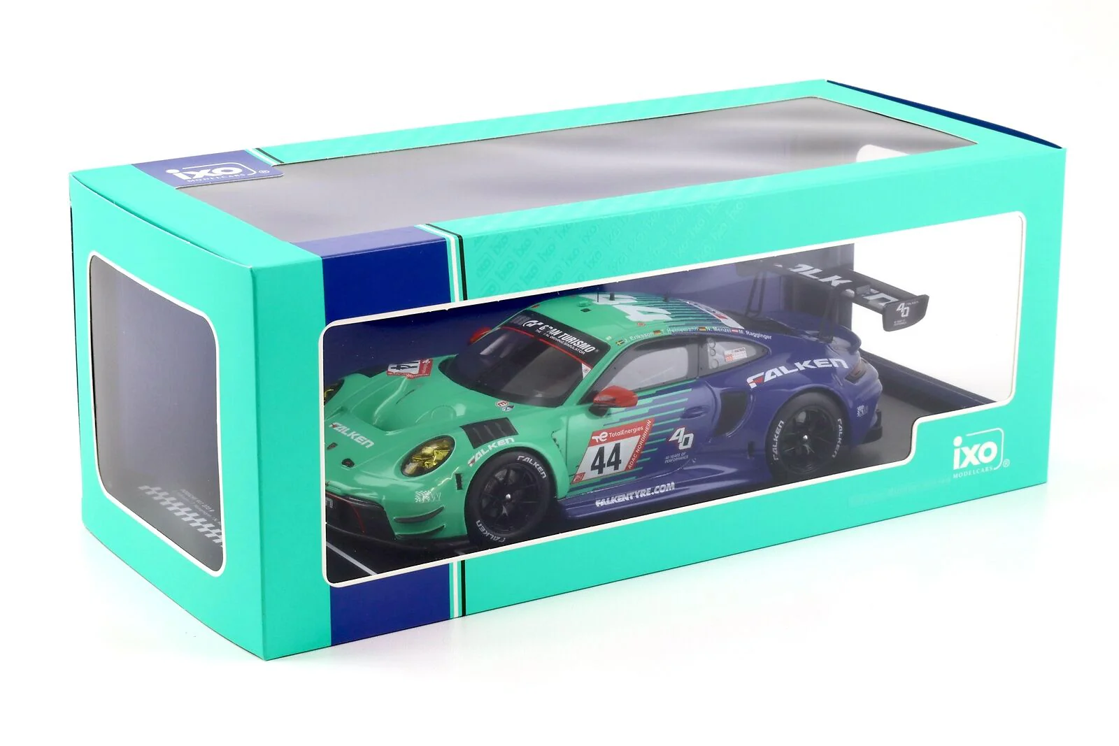 Ixo 2023 Porsche 911 992 GT3 R Team Falken Motorsports No 44 24hr Nurburgring 2023 1:18 - Image 4