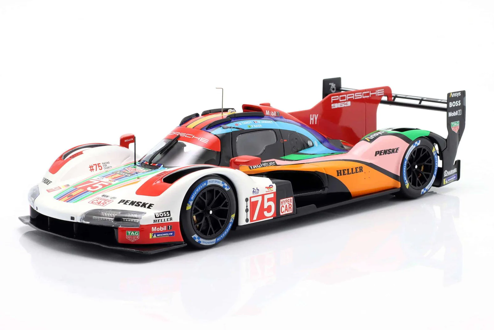 Ixo Porsche 963 LMDh #75 Penske Motorsports 24hr Le Mans 2023 1:18 *DAMAGED BOX* - Image 2
