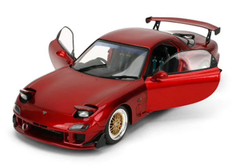 Jada Pink Slips 1999 Mazda RX7 Type RS (FD3S) Metallic Red 1:18 - Image 4