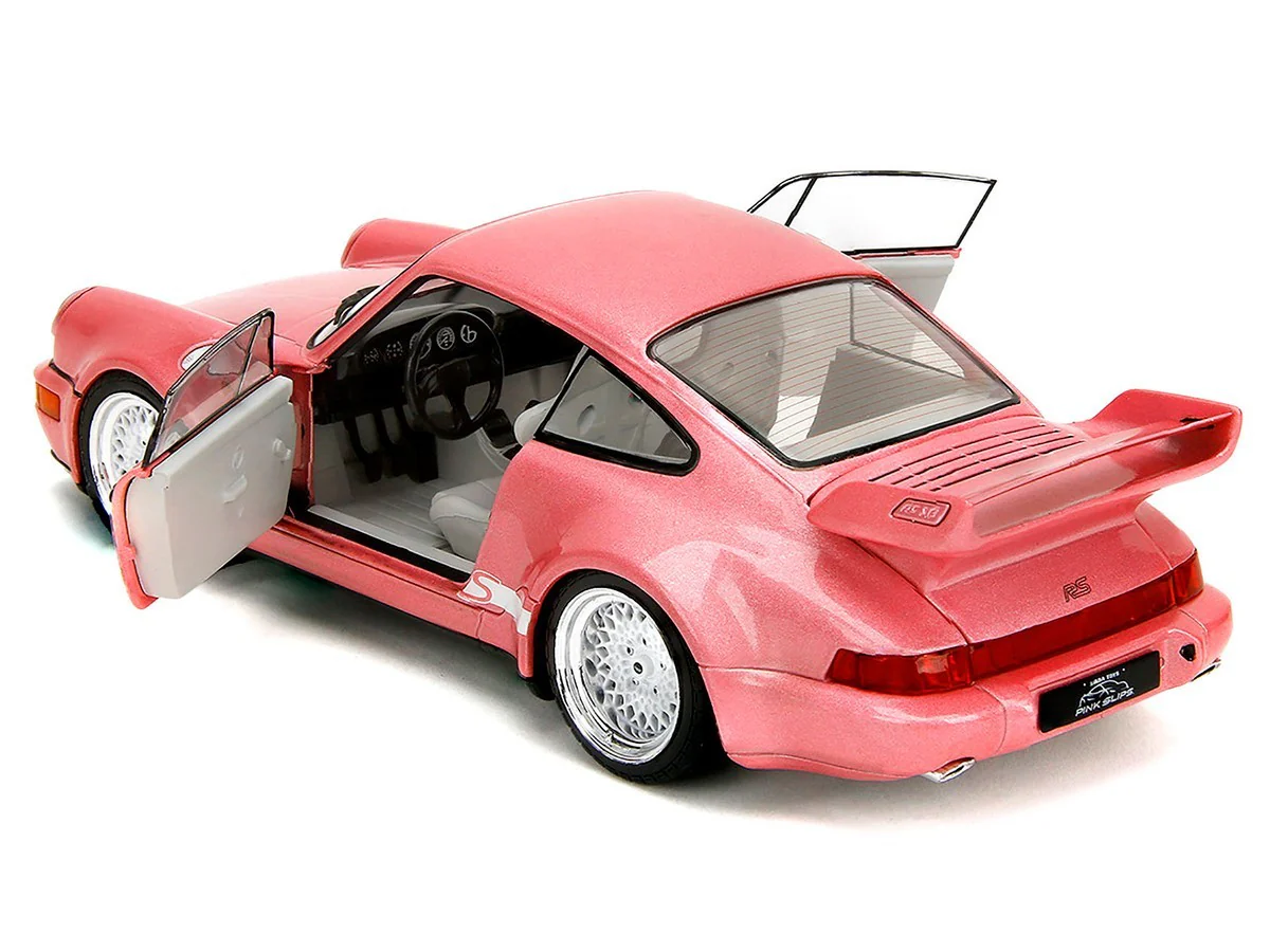 Jada Pink Slips Porsche 911 964 Carrera RS Pink Metallic 1:18 - Image 5
