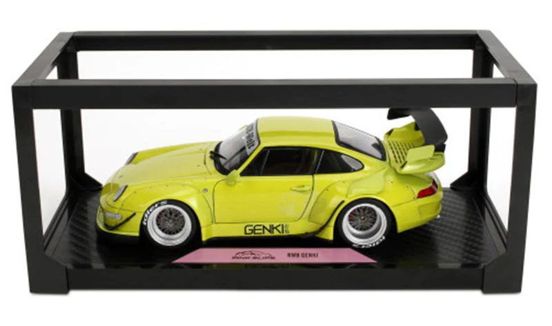 Jada Pink Slips Porsche 911 993 RWB Genki Yellow Green 1:18 - Image 5