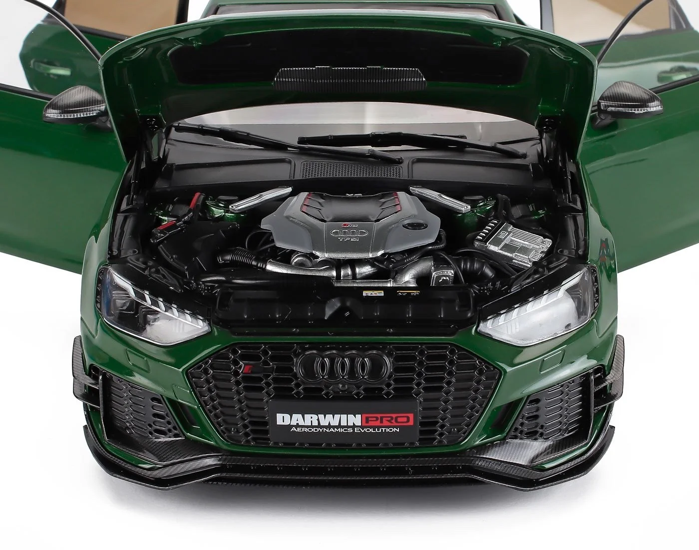 Kengfai KiloWorks 2020 Audi RS4 Avant (B9) Darwin Pro Green Metallic 1:18 - Image 8
