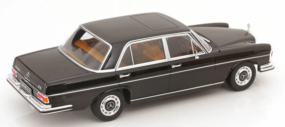 KK Scale 1967-1972 Mercedes-Benz 300 SEL 6.3 (W109) Sedan Black 1:18 - Image 2