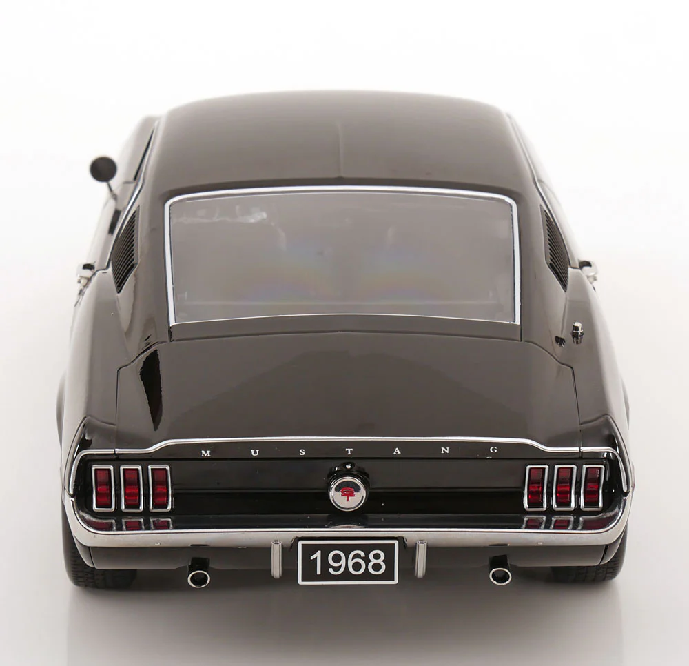 KK Scale 1968 Ford Mustang GT Fastback Black 1:12 - Image 5