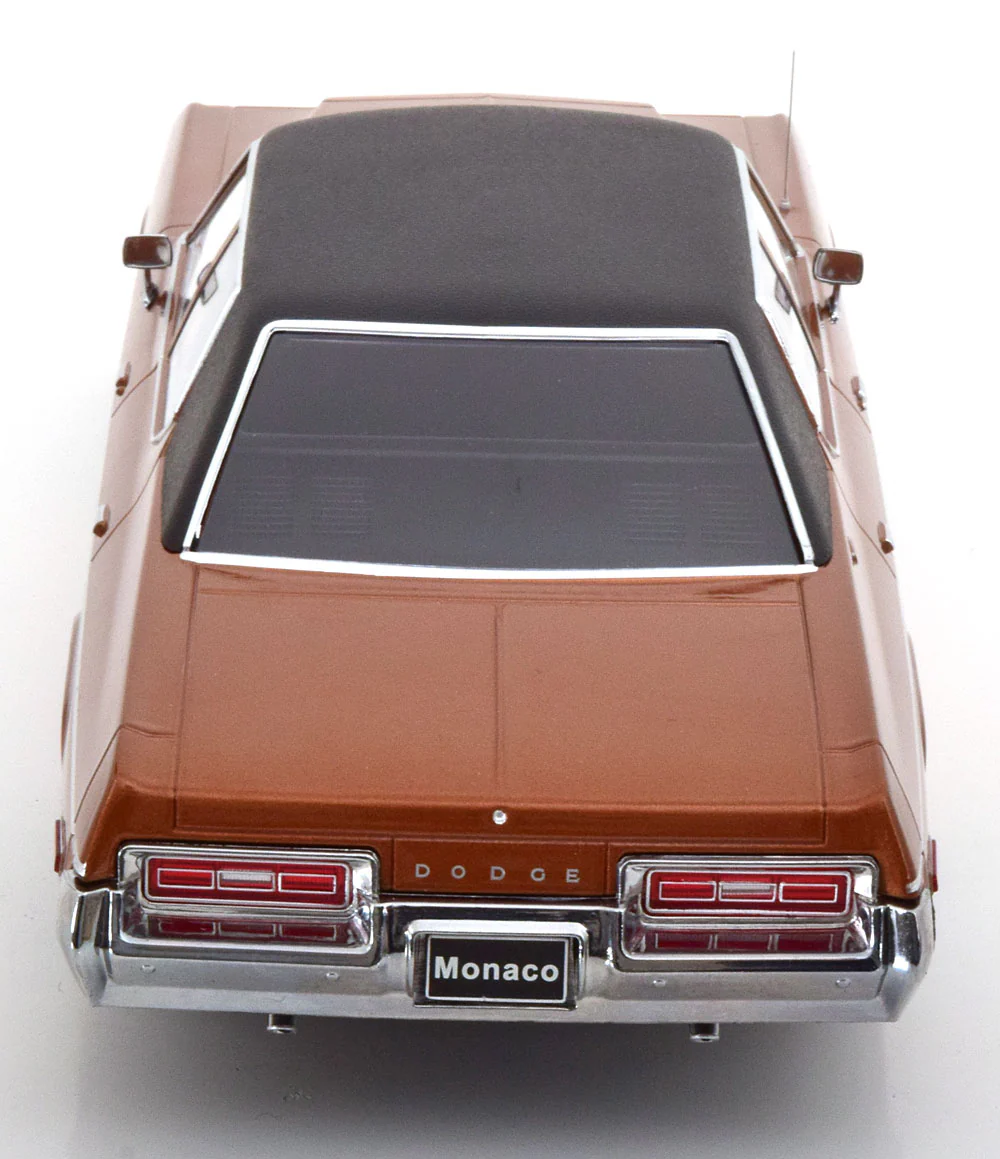 KK Scale 1974 Dodge Monaco Brown Metallic 1:18 - Image 5