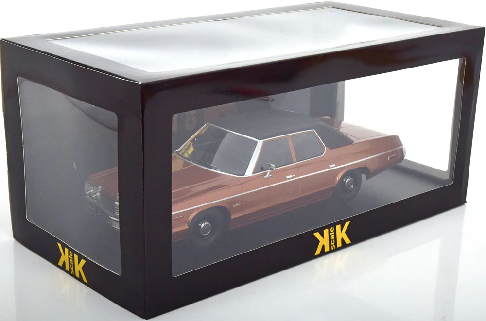 KK Scale 1974 Dodge Monaco Brown Metallic 1:18 - Image 6