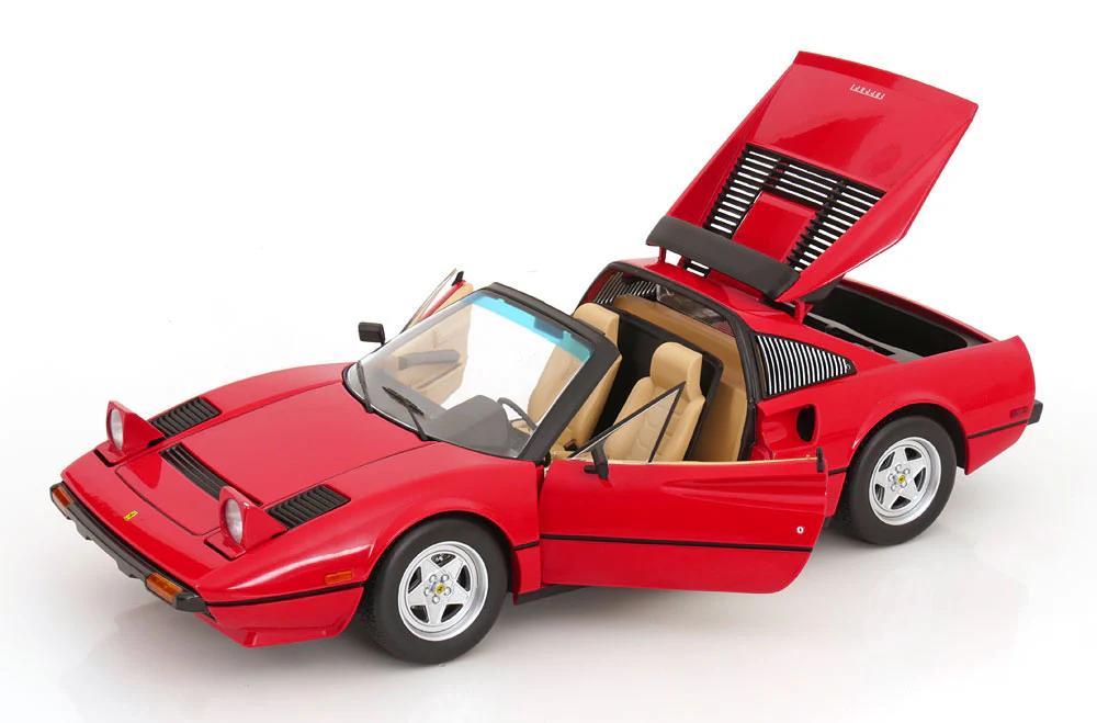 KK Scale 1982 Ferrari 308 GTS Quattrovalvole "Magnum P.I." Red 1:12 - Image 3