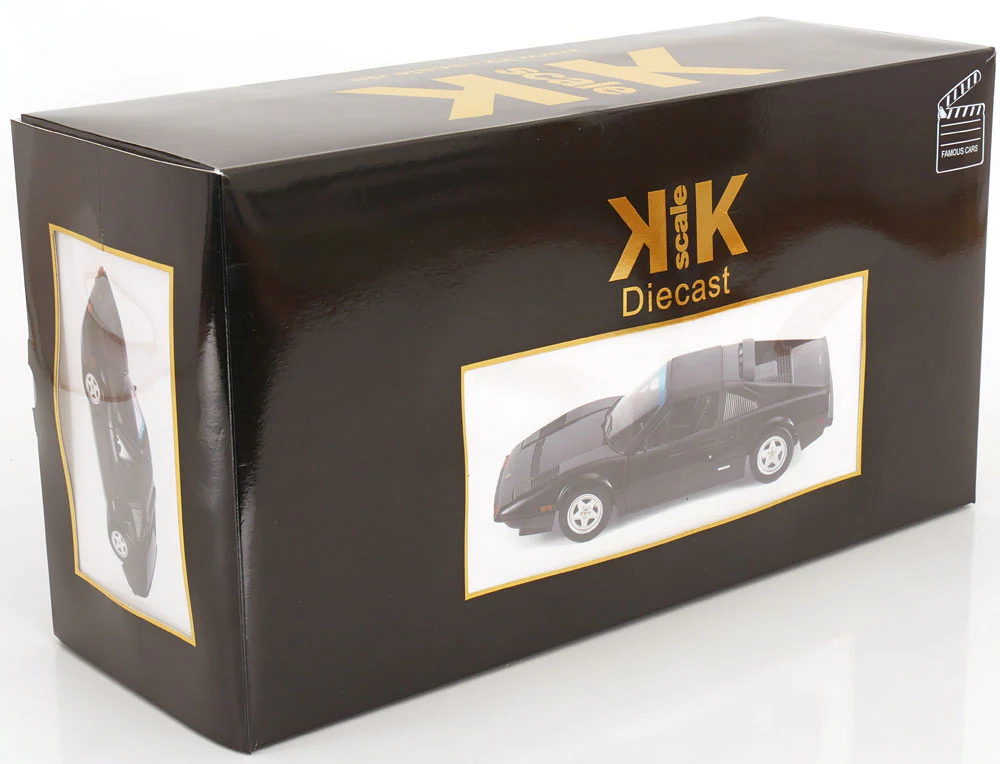 KK Scale 1982 Ferrari 308 GTS Quattrovalvole "Against All Odds" Black 1:12 - Image 12